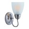 Boston Harbor Single Light Vanity Fixture, 120 V, 60 W, A19 or CFL Lamp, Steel Fixture, Brushed Nickel Fixture A2242-73L - alternate 2