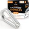 Xpose Safety Galvanized Steel Thimbles for Wire Rope, 3/16 Inch, 120PK GCT316-120-X-S - alternate 1