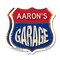Signmission Aaron's Garage, 6 inch X 6 inch, Plastic Sign, 2PK SHI-P-2PACK-6-383-AARON - alternate 1