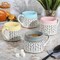 Gibson Home Morning Mist 4 Piece 15 Ounce Stoneware Belly Mug Set in Assorted Colors 136959.04R - alternate 3
