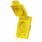 Leviton Locking Receptacle, L21-20R, 20 A, Three Phase, 4 Pole, Flush Mount, Screw Terminals, Yellow 67W81 - alternate 1