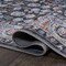 Jonathan Y Kemer All-Over Persian Non-Slip Machine-Washable Black/Blue 2 ft. x 8 ft. Runner Rug WSH104D-28 - alternate 5