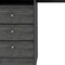 Homeroots 46" Gray Computer Desk With Three Drawers 403810 - alternate 3