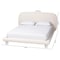 Baxton Studio Eladio Modern Luxe Ivory Boucle Fabric Queen Size Bed 250-13650-ZORO - alternate 8