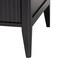 Baxton Studio Primrose Mid-Century Black Fluted Wood Queen Size 4-Piece Bedroom Set 249-13816-13830-13822-ZORO - alternate 5