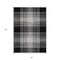Homeroots 8' X 10' Black Gold And Gray Plaid Washable Indoor Outdoor Area Rug 596312 - alternate 5