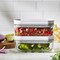 Zwilling Fresh and Save 4-pc Small Glass Vacuum Sealer Food Storage Containers with Airtight Lids 1033160 - alternate 2