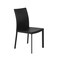 Homeroots Set of Two Black Upholstered Leather Dining Side Chairs 523965 - alternate 5