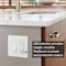 Leviton SmartlockPro Self-Test 15A Ivory Residential Grade Rounded Corner 5-15R GFCI Outlet, 3PK M21-GFNT1-03I - alternate 4
