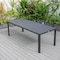 Leisuremod Chelsea Aluminum Outdoor Dining Table 87 With 8 Chairs and Cushions, Cherry Red CC20-T87BL-8CHR - alternate 5