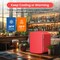 Simple Deluxe YSSOA 4L Mini Fridge with 12V DC and 110V AC Cords, 6 Can Portable Cooler and Warmer Compact Refrig HKFRIGMINI4RED - alternate 6