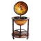 Homeroots 22in Brown Solid Wood Round Rolling Bar Cart 364350 - alternate 5