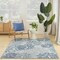 Homeroots 4' X 6' Navy Blue Ivory And Blue Nautical Indoor Outdoor Area Rug 552502 - alternate 5