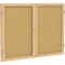 Ghent Message Center 36"H x 60"W, Natural PW23660K - alternate 1