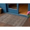 Homeroots 3' X 5' Coffee And Ivory Geometric Washable Indoor Outdoor Area Rug 605584 - alternate 1