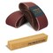 Powertec Sanding Belt Assortment, 4in x 36in, 3 EA of 40/80/120/150/240 Grit, 15PK & Abrasive Cleaning Stick 11011-6N - alternate 1