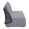 Homeroots 76" Gray Polypropylene Sofa 667664 - alternate 8