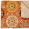 Homeroots 50" X 70" Orange And Yellow Floral Cotton Quilted Kantha Throw Blanket with Embroidery 544513 - alternate 4