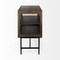 Homeroots Rustic Dark Brown Two Door Shadowbox Cabinet 391993 - alternate 5