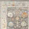 Homeroots 2' X 3' Gray and Orange Floral Stain Resistant Indoor Outdoor Area Rug 531492 - alternate 6