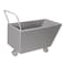 Pucel Slant Front Hand Dump Truck, 24 in W x 60 in D x 18 in H, Gray HDT-60-8S - alternate 1