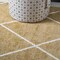 Jonathan Y Cole Minimalist Diamond Trellis Gold/White 5 ft Round Area Rug SEU102E-5R - alternate 2