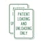 Signmission Patient Unloading And Loading Only, 18'' X 24'' 2 Signs, Heavy Gauge Aluminum, 2PK A-1824-2PACK-24894 - alternate 1