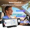 Wrightmaster 10.26 in HD Touch Screen Car Stereo, with CarPlay, Android Auto, FM radio, White Built-in Clock ZR-Dial-white - alternate 5
