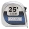 Vulcan Tape Measure, 25 ft L Blade, 1 in W Blade, Steel Blade, ABS Plastic Case, Silver Case 62-7.5X25-C - alternate 3