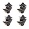 Mytee Products 8in ISO Shipping Container Double Caster Wheels with Brakes 11000 lbs WLL, 4PK CTL-CasterDBL-5Tx4 - alternate 1