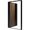 Vdomdoors Pivot Aluminum Door Axis 1163 Venezia Noce Entry Door W64xH84 Left Inswing AXIS1163PEXD-VEN-W64xH84-LH-I - alternate 4