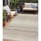 Homeroots 5' X 8' Ivory And Beige Abstract Washable Indoor Outdoor Area Rug 599971 - alternate 1