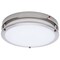 Nuvo Glamour 13 Inch LED Flush Mount Emergency Battery CCT Selectable Brushed Nickel Finish 62/1890 - alternate 5