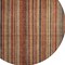 Homeroots 8' Rust Taupe And Gray Round Striped Washable Indoor Outdoor Area Rug 616384 - alternate 5