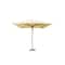 Bambrella 6.5'x10' Rectangular Bamboo Market Umbrella w/1.5" Pole Diameter-Ecru Canopy 2mX3m REC-L38-E - alternate 1