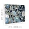 York Wallcoverings Poppies Black and Blue Metallic Wallpaper Sample GO8312SAM - alternate 6