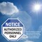 Signmission Notice Authorized Personnel Only, 10 Inch X 10 Inch, Aluminum Metal Signs OC-A-10-190 - alternate 3