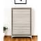 Homeroots 53" Beige And White Wood Lighted Five Drawer Dresser 564704 - alternate 1
