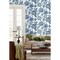 York Wallcoverings White and Blue Midsummer Jacobean Wallpaper CY1535 - alternate 3