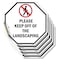 Signmission Please Keep Off of The Landscaping, 4 inch X 4 inch, Vinyl Decal, 5PK OC-D-5PACK-4-127 - alternate 1