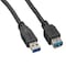Sanoxy 1ft USB 3.0 SuperSpeed A Male to A Female Extension Cable, Black SNX-CBL-LDR-U3101-1201 - alternate 1