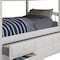 Homeroots White Twin Solid Wood Bunk Bed With Trundle And Storage 332368 - alternate 2