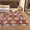 Homeroots 8' X 10' Red Ivory And Salmon Southwestern Washable Indoor Outdoor Area Rug 615167 - alternate 3