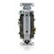 Leviton DuplexReceptacle, 20A, Gray, 125V, Indstrial WDR20-GY - alternate 4