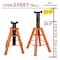 Black Bull 10 Ton Medium Height Jack Stand Set, 2PK 27077088830 - alternate 3