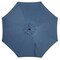 Outdoor Expressions 9 Ft. Aluminum Tilt/Crank Heather Blue Patio Umbrella 819594 - alternate 1