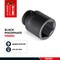 Teng Tools 8mm 1/4 Inch Drive Ansi 6 Point Metric Shallow Chrome Molybdenum Impact Socket 960508-C - alternate 3