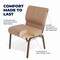 Flash Furniture Beige Fabric Church Chair, PK4 4-FD-CH0221-4-CV-BGE1-BAS-GG - alternate 3