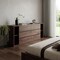Homeroots 63" Walnut Solid Wood Six Drawer Double Dresser 473097 - alternate 2
