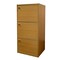 Homeroots 36" Natural Wood Three Tier Bookcase 469071 - alternate 5